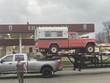 1966 Jeep Gladiator with 66 Alaskan Camper 76