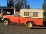 1966 Jeep Gladiator with 66 Alaskan Camper 77